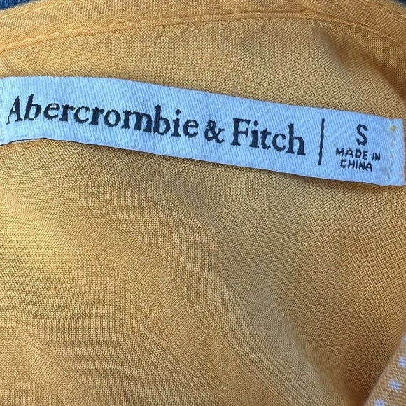 Abercrombie & Fitch Mustard Yellow Shorts Romper Size Small - Picture 2 of 7